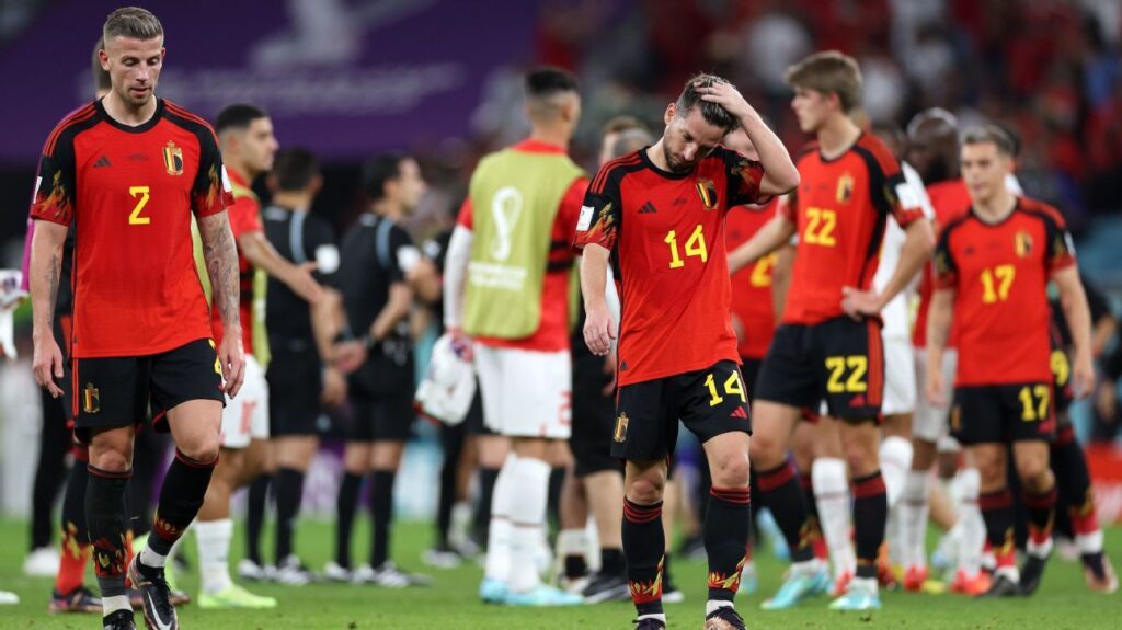 La delusione del Belgio dopo il fallimento a Qatar 2022