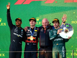 F1 Australia podio