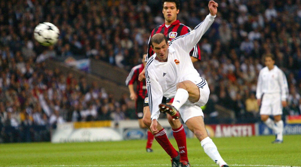 Zidane Real Madrid-Bayer Leverkusen