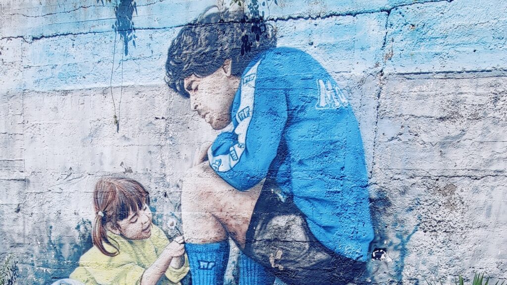 Murales Maradona a Napoli