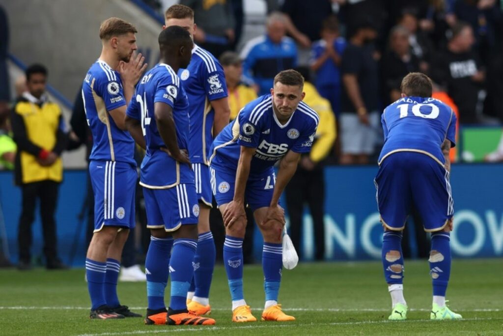 I giocatori del Leicester disperati per la retrocessione
Photo: AFP
